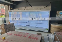 水果风幕柜-福建莆田水果店4米保鲜柜选购