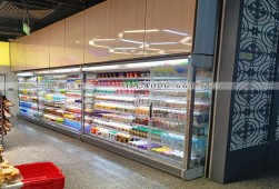 风幕柜价格-广州高铁站便利店饮料风幕柜选购